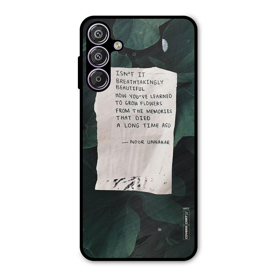 Memories Metal Back Case for Galaxy M15