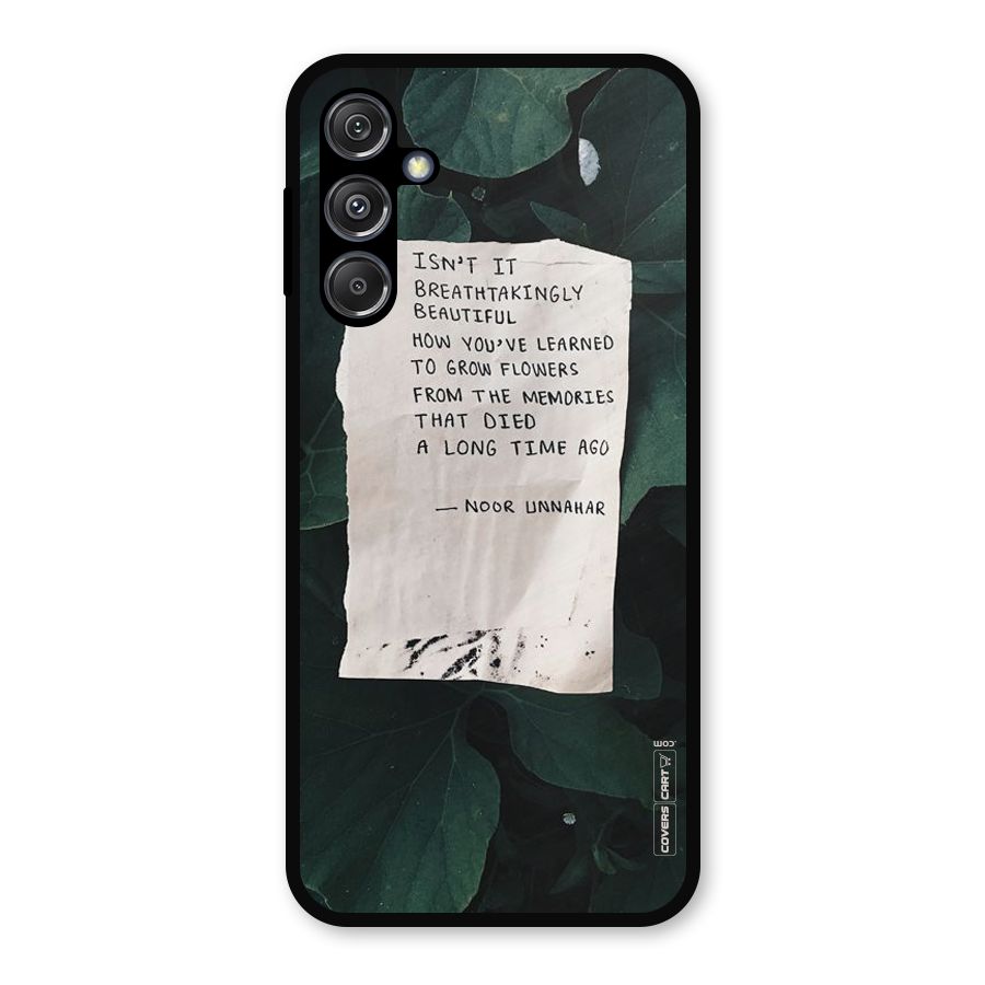 Memories Metal Back Case for Galaxy M34 5G