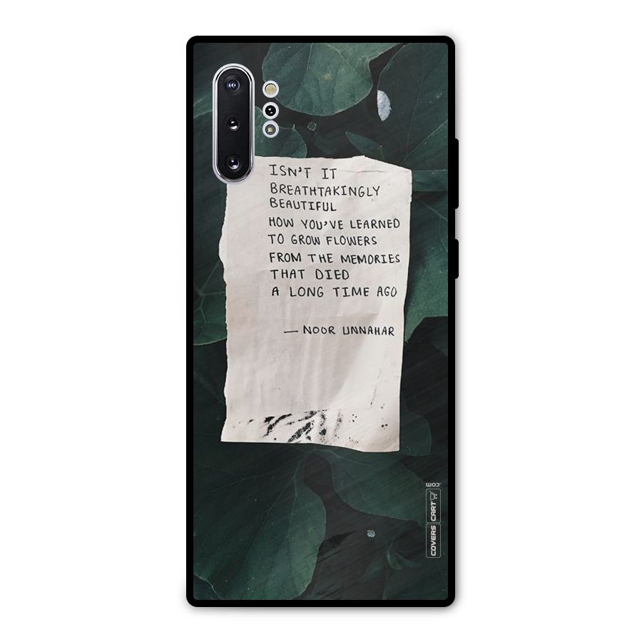 Memories Metal Back Case for Galaxy Note 10 Plus