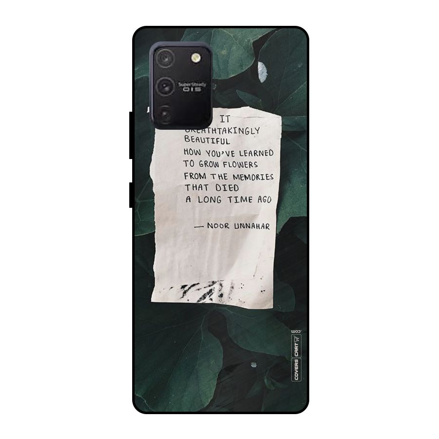 Memories Metal Back Case for Galaxy S10 Lite