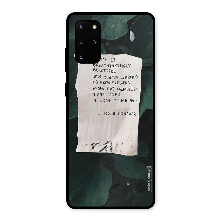 Memories Metal Back Case for Galaxy S20 Plus