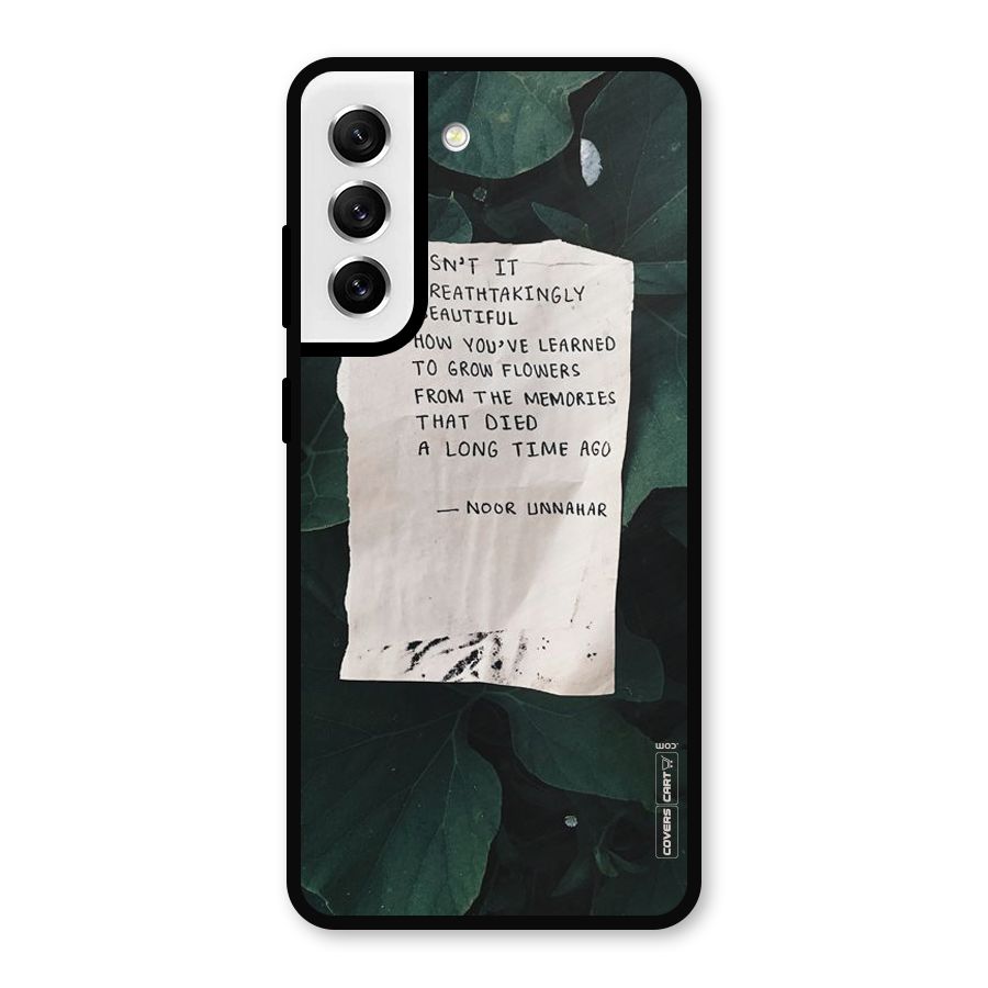 Memories Metal Back Case for Galaxy S21 FE 5G