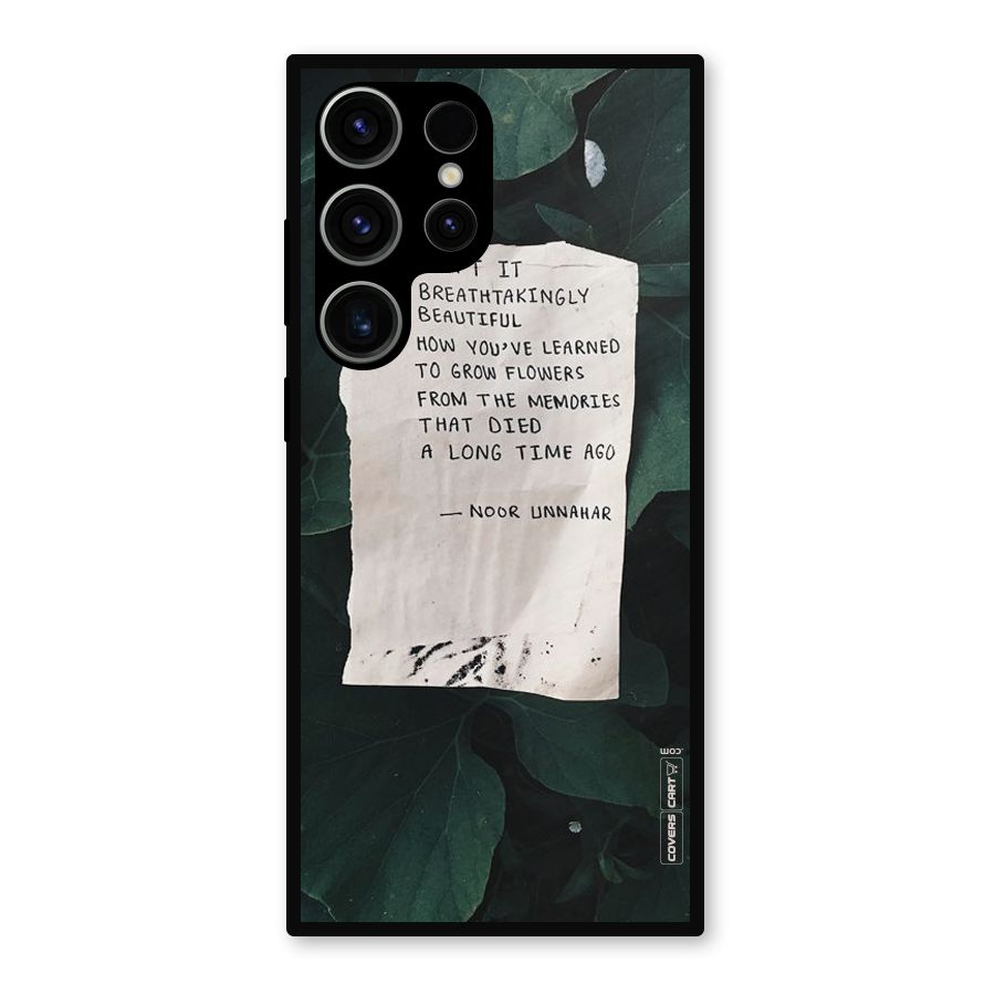 Memories Metal Back Case for Galaxy S23 Ultra