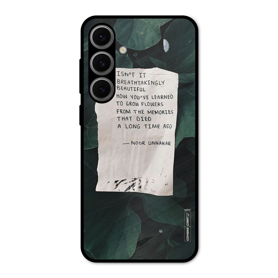 Memories Metal Back Case for Galaxy S24 FE