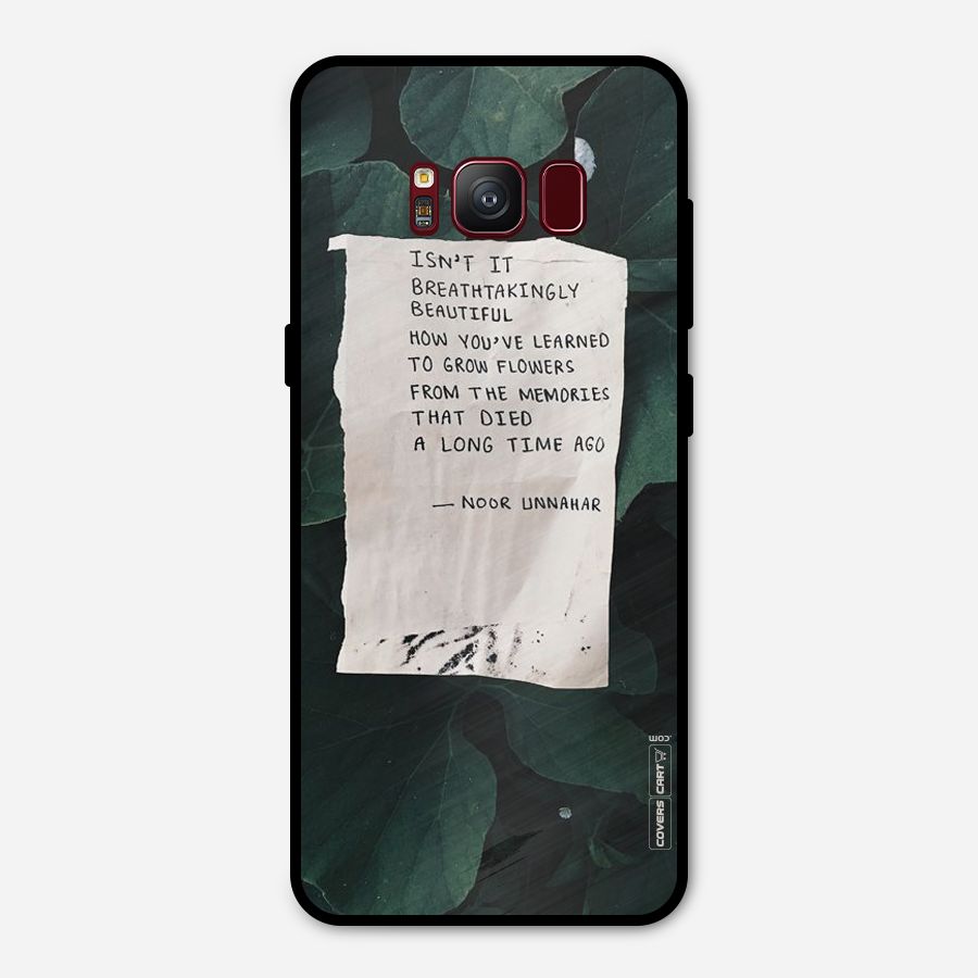 Memories Metal Back Case for Galaxy S8