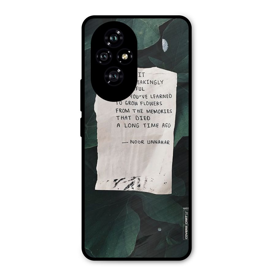 Memories Metal Back Case for Honor 200