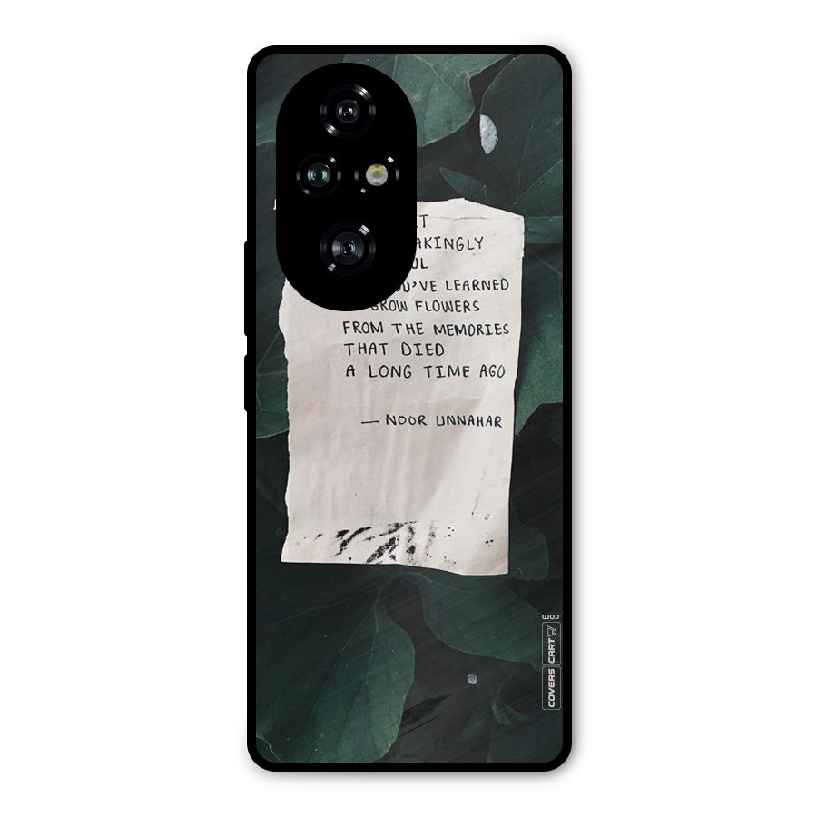 Memories Metal Back Case for Honor 200 Pro