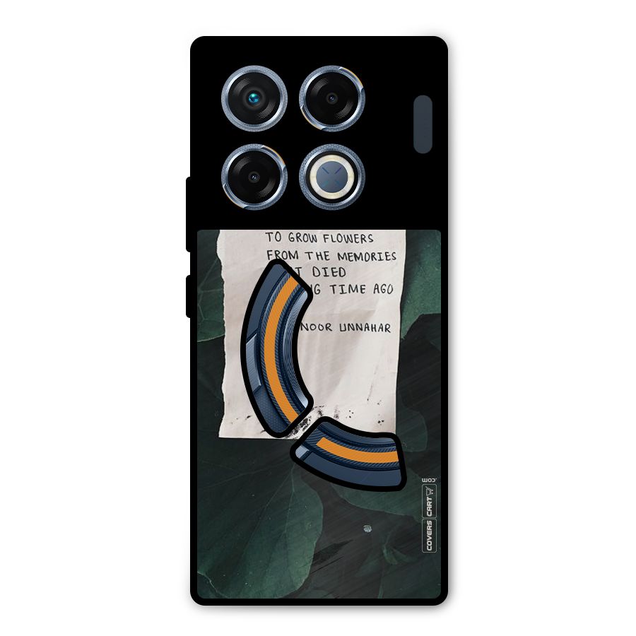 Memories Metal Back Case for Infinix GT 20 Pro