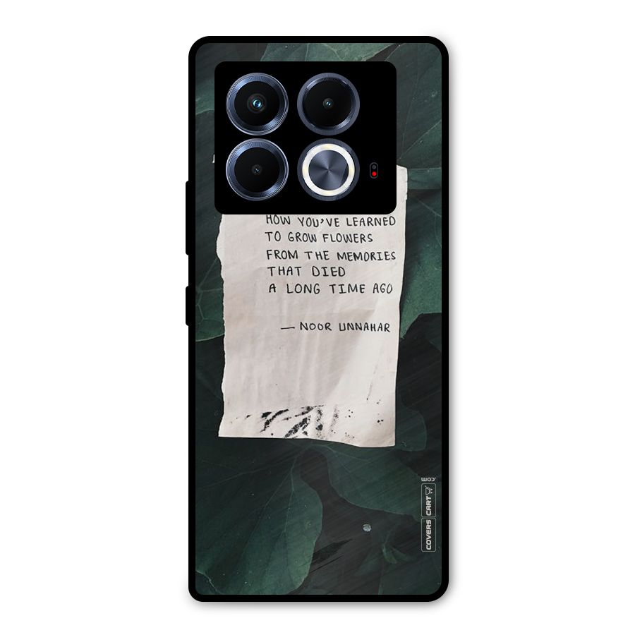 Memories Metal Back Case for Infinix Note 40 5G