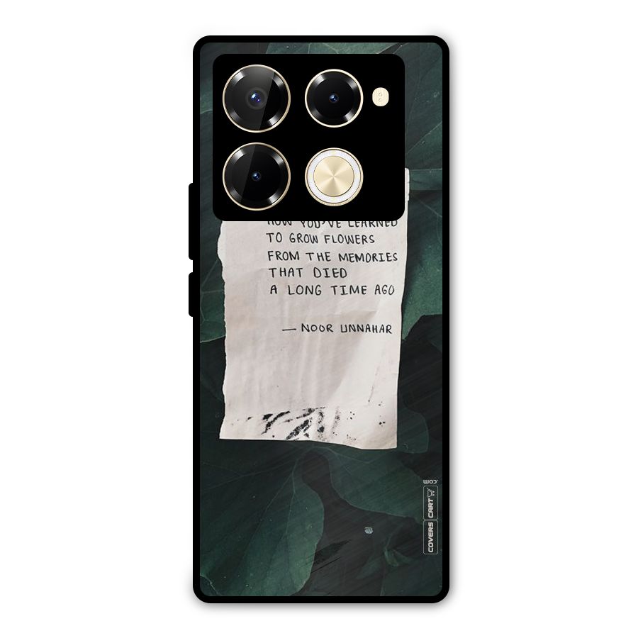 Memories Metal Back Case for Infinix Note 40 Pro Plus