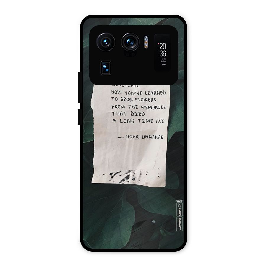 Memories Metal Back Case for Mi 11 Ultra