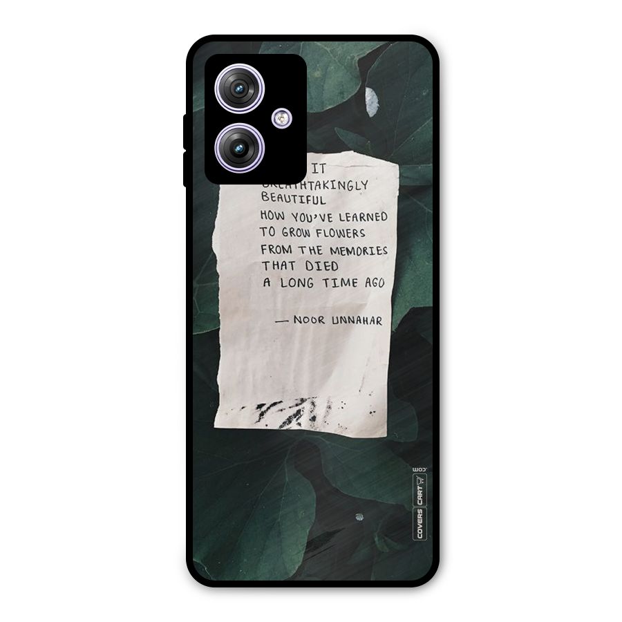 Memories Metal Back Case for Moto G64