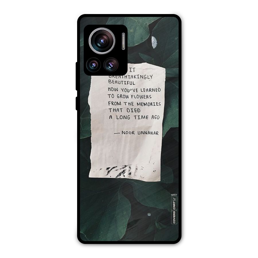 Memories Metal Back Case for Motorola Edge 30 Ultra