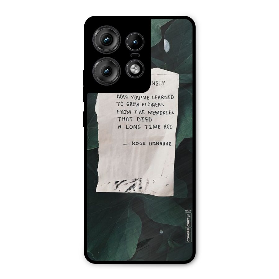 Memories Metal Back Case for Motorola Edge 50 Pro