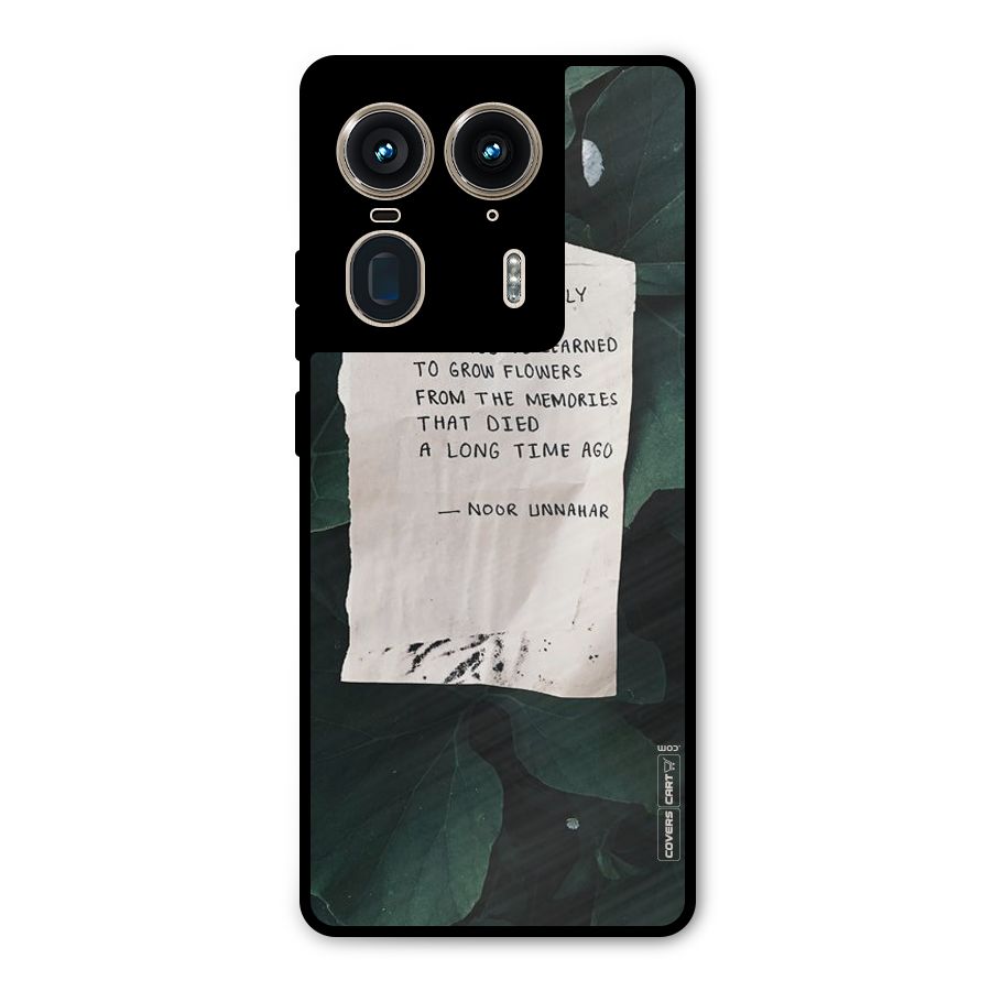 Memories Metal Back Case for Motorola Edge 50 Ultra