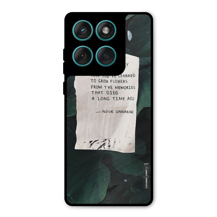 Memories Metal Back Case for Motorola Edge 60