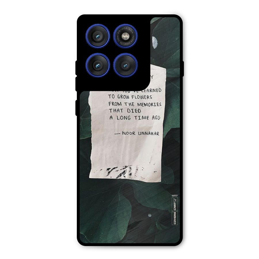 Memories Metal Back Case for Motorola Edge 60 Pro
