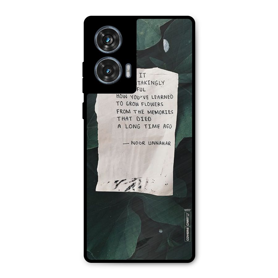 Memories Metal Back Case for Motorola G96
