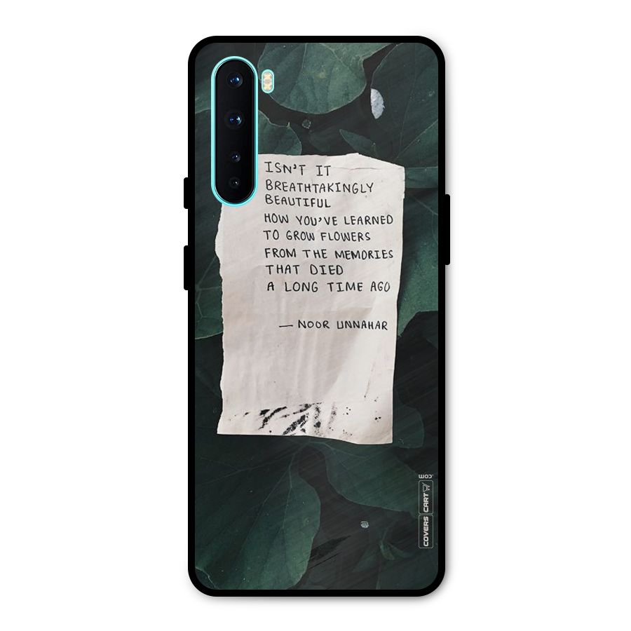 Memories Metal Back Case for OnePlus Nord
