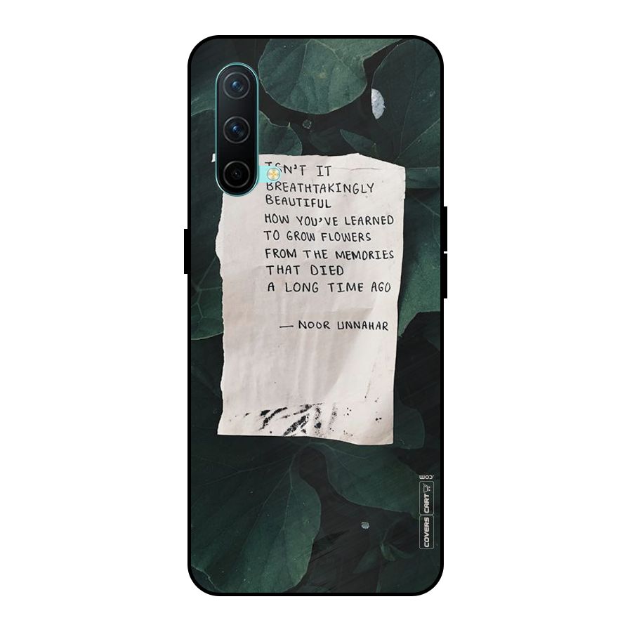 Memories Metal Back Case for OnePlus Nord CE 5G