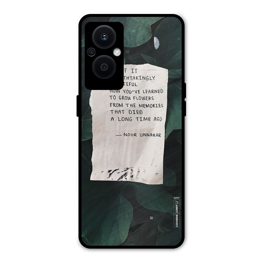 Memories Metal Back Case for Oppo F21s Pro 5G
