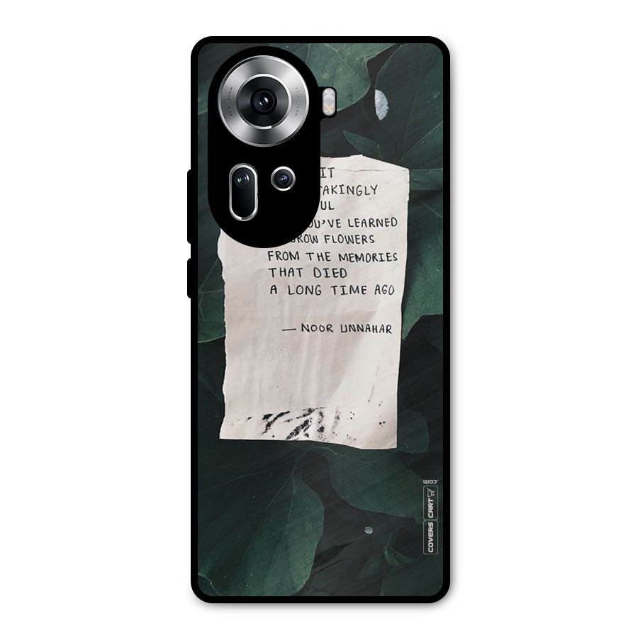 Memories Metal Back Case for Oppo Reno11 5G