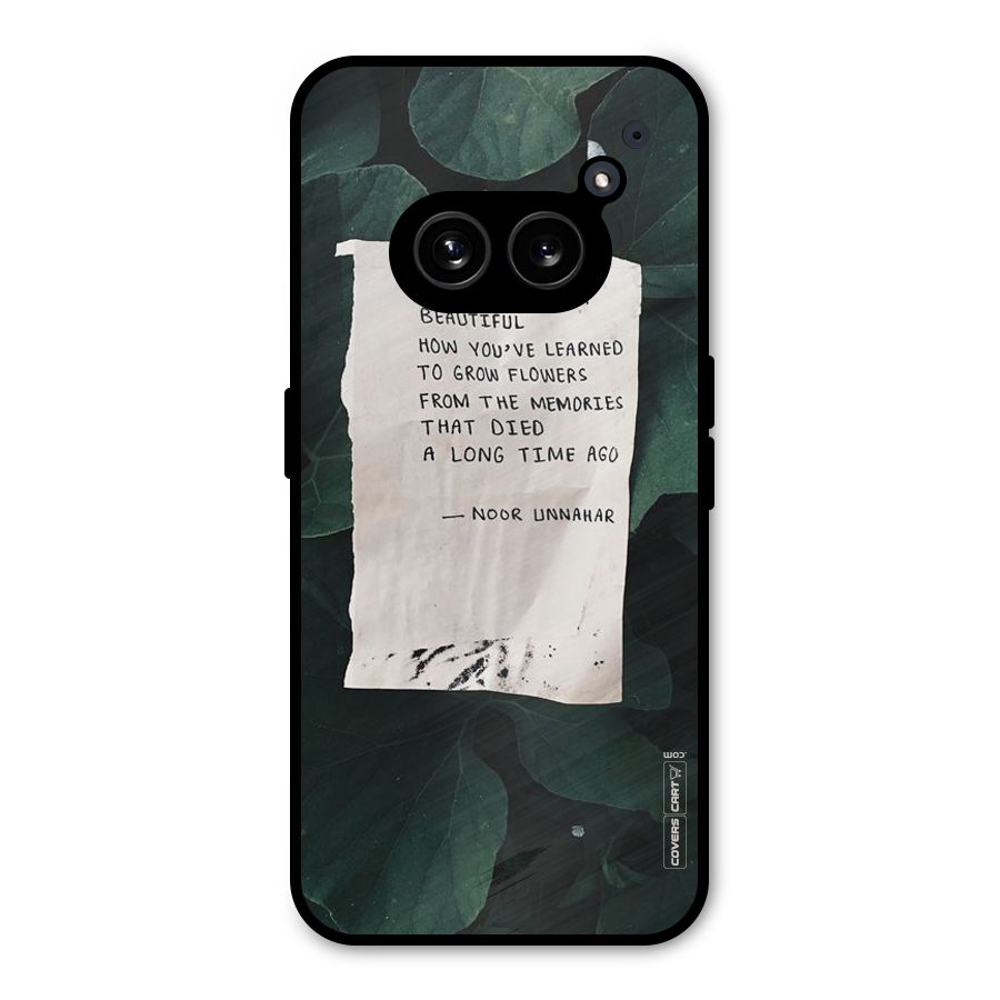 Memories Metal Back Case for Nothing Phone 2a