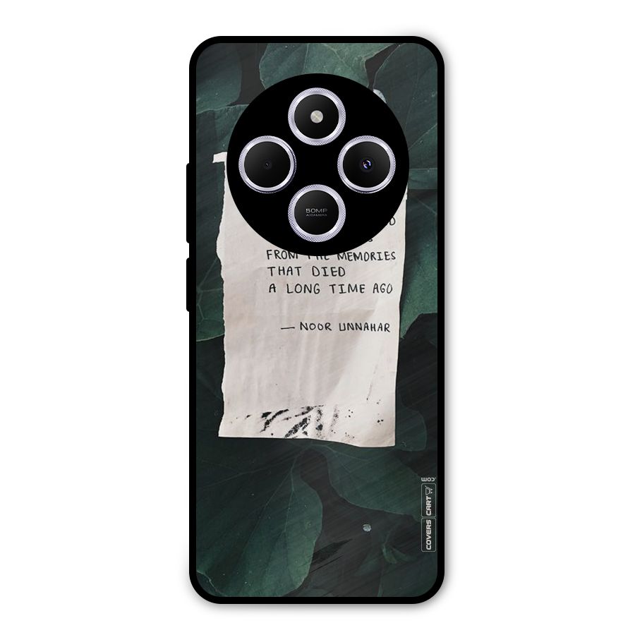 Memories Metal Back Case for Poco C75 5G