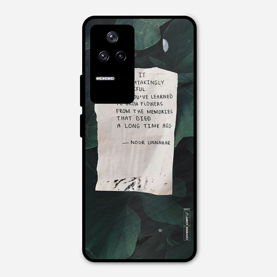 Memories Metal Back Case for Poco F4 5G