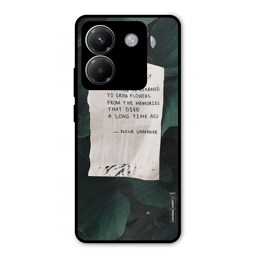 Memories Metal Back Case for Poco M7 Pro 5G