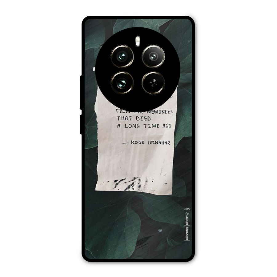 Memories Metal Back Case for Realme 12 Pro