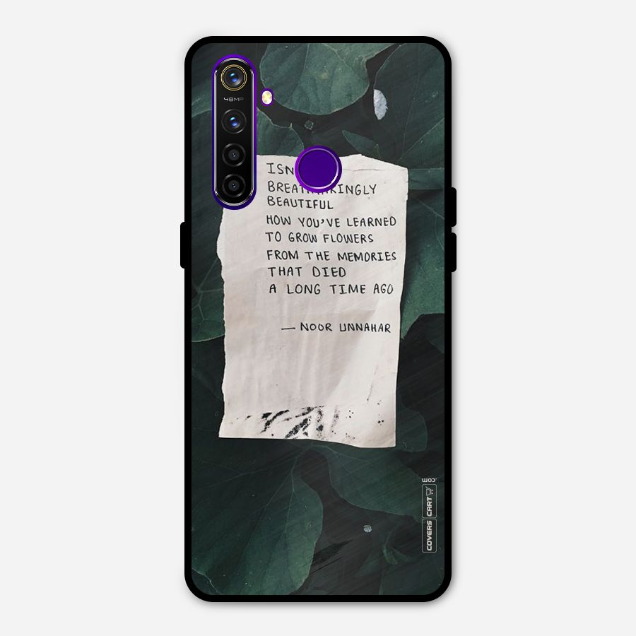 Memories Metal Back Case for Realme 5 Pro