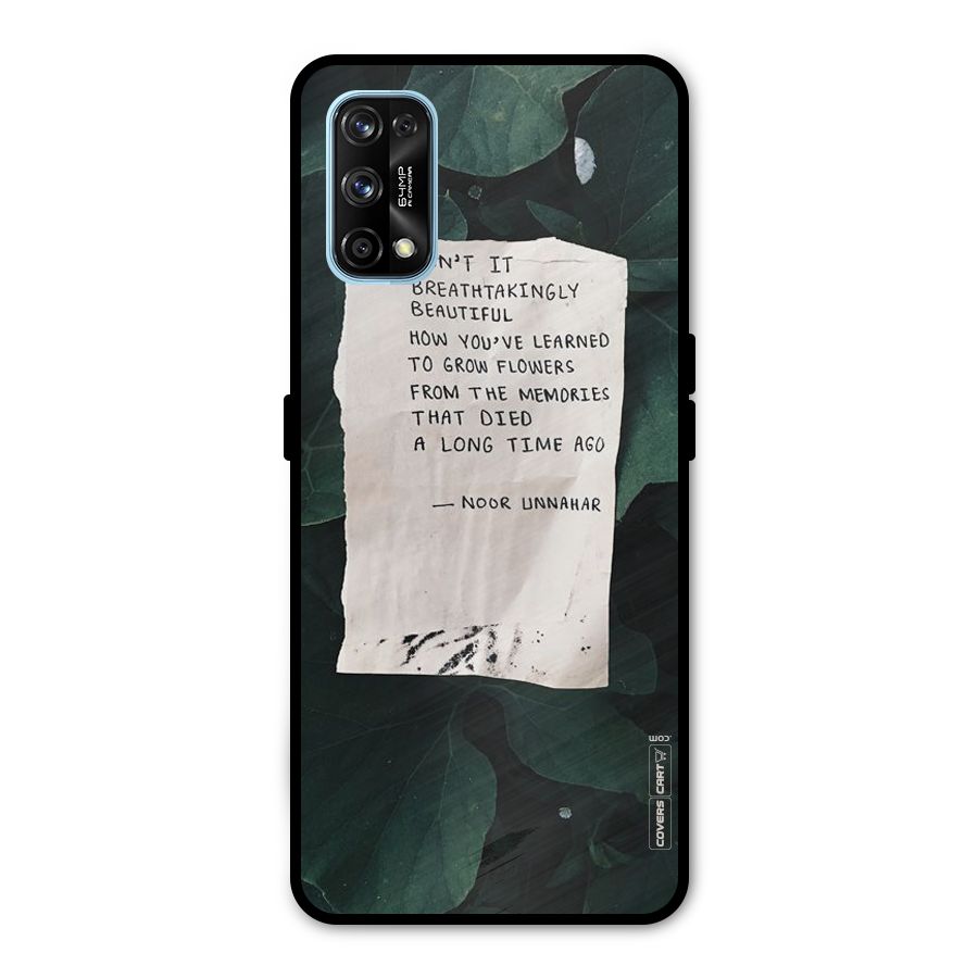 Memories Metal Back Case for Realme 7 Pro