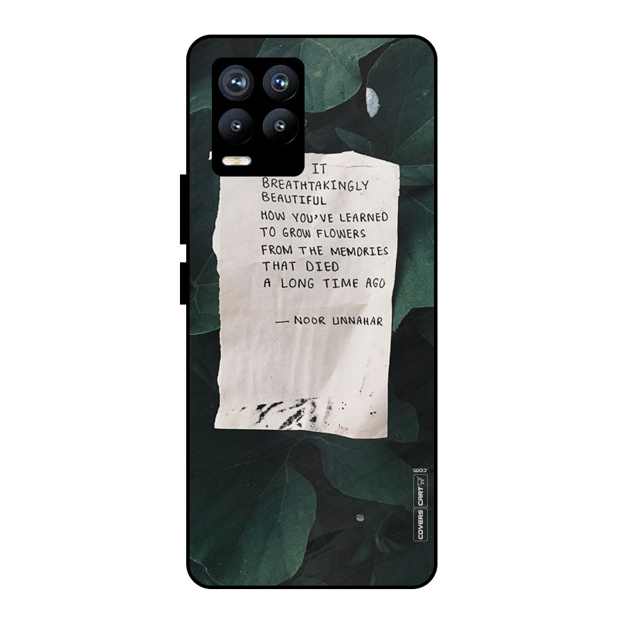 Memories Metal Back Case for Realme 8 Pro