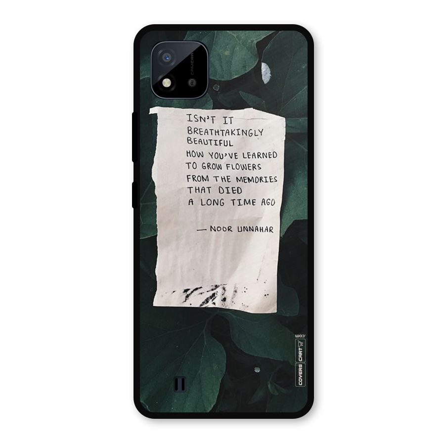 Memories Metal Back Case for Realme C11 2021
