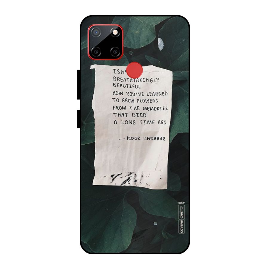 Memories Metal Back Case for Realme C12