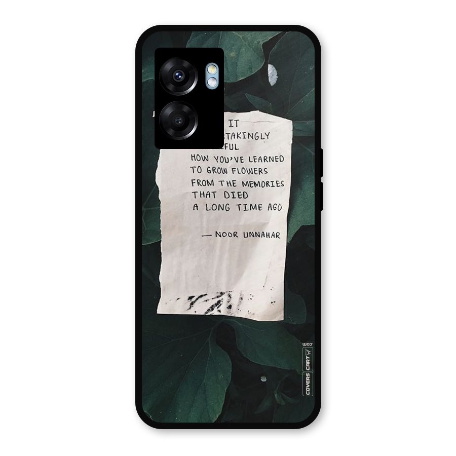 Memories Metal Back Case for Realme Narzo 50 5G