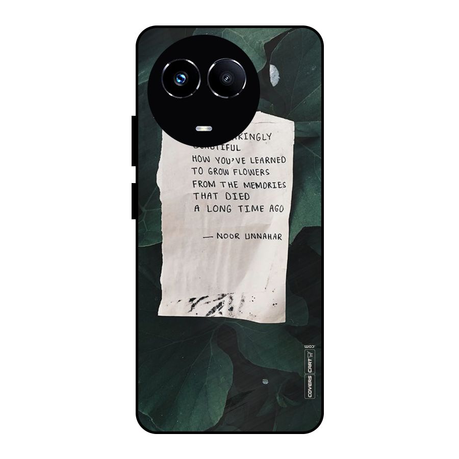 Memories Metal Back Case for Realme Narzo 60X