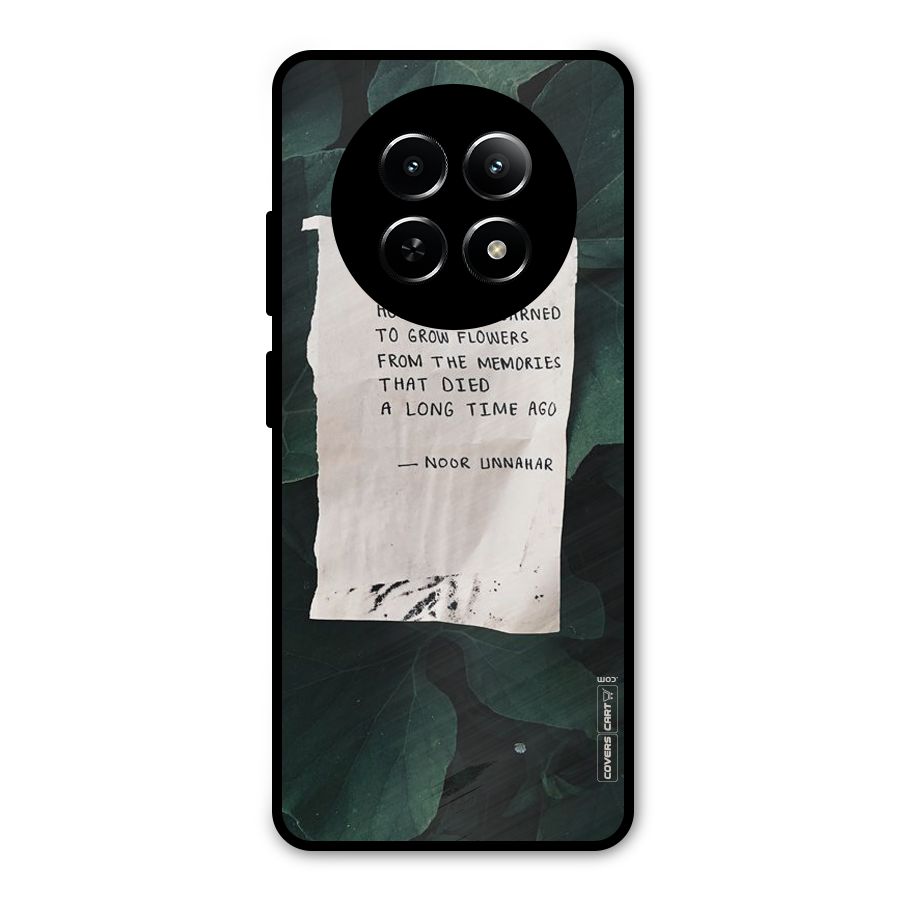 Memories Metal Back Case for Realme Narzo 70x 5G