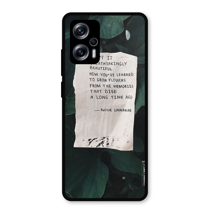 Memories Metal Back Case for Redmi K50i