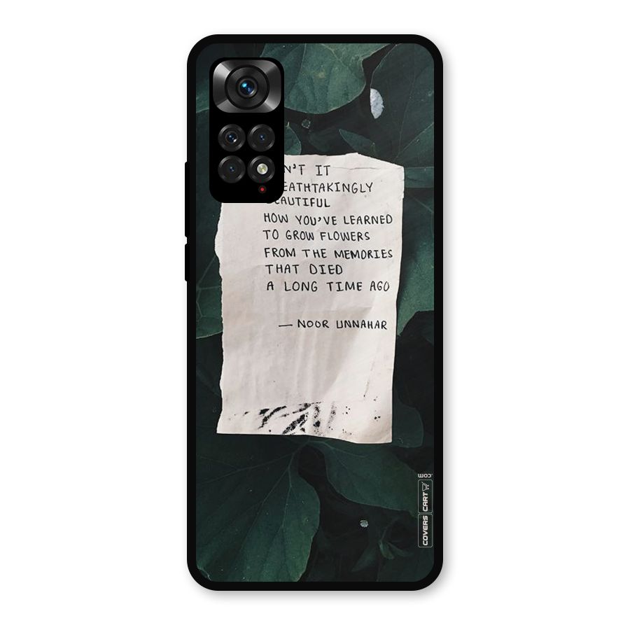 Memories Metal Back Case for Redmi Note 11s