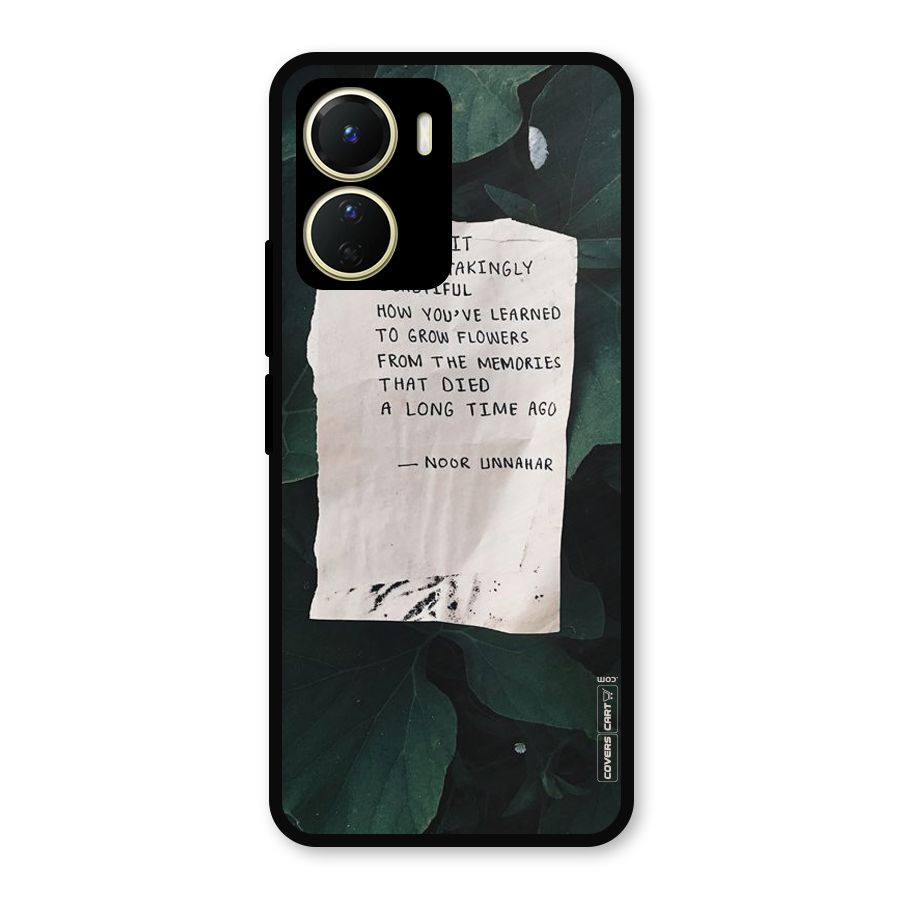 Memories Metal Back Case for Vivo T2x