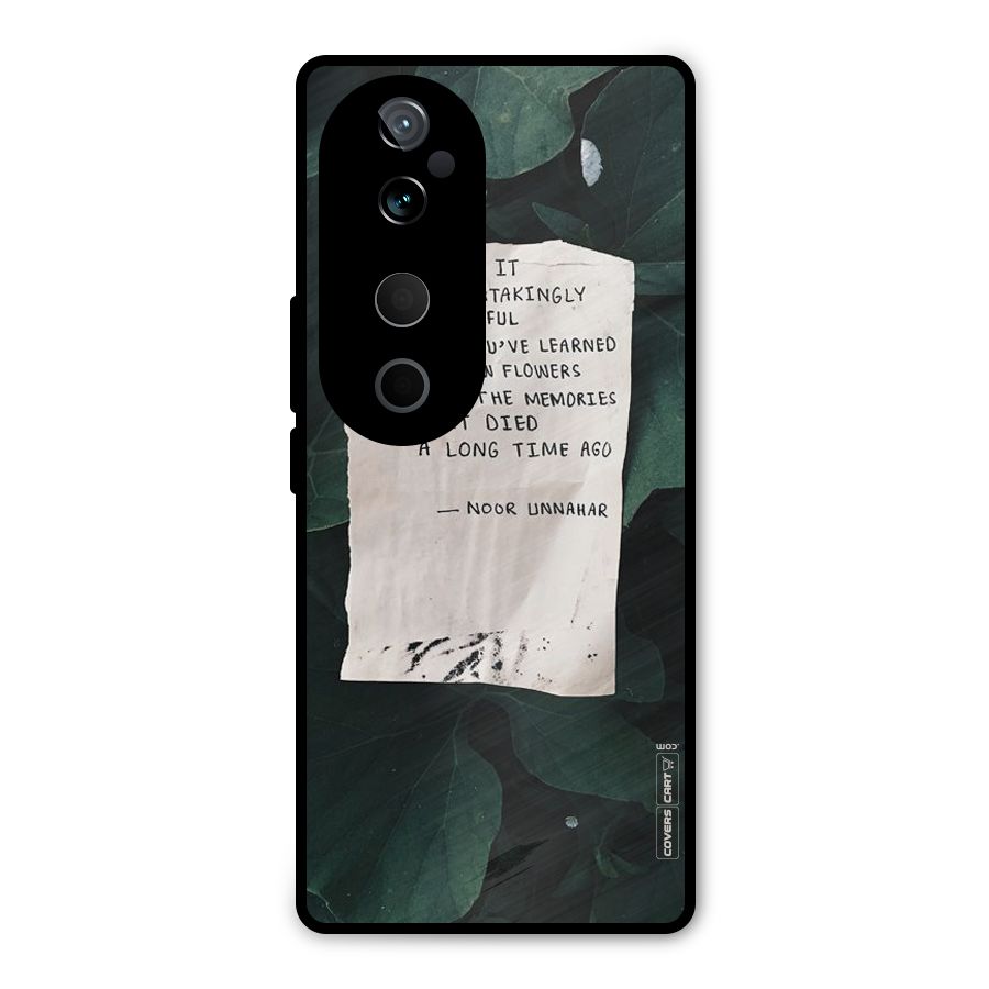 Memories Metal Back Case for Vivo T3 Ultra