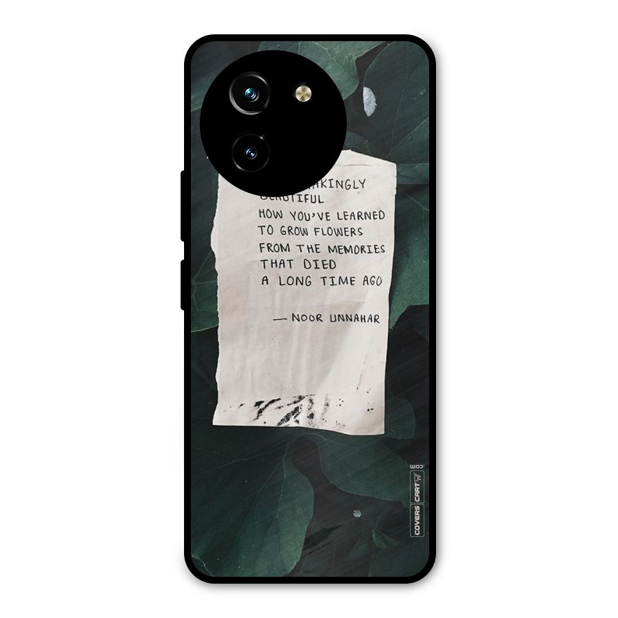 Memories Metal Back Case for Vivo T3x