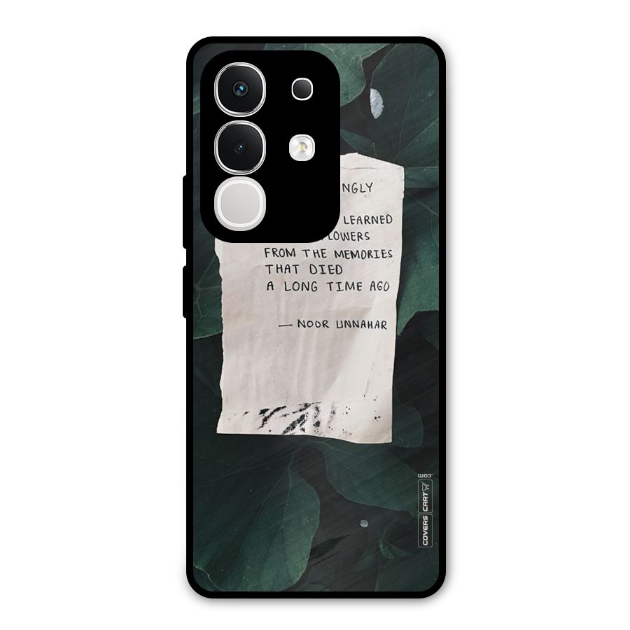 Memories Metal Back Case for Vivo T4x