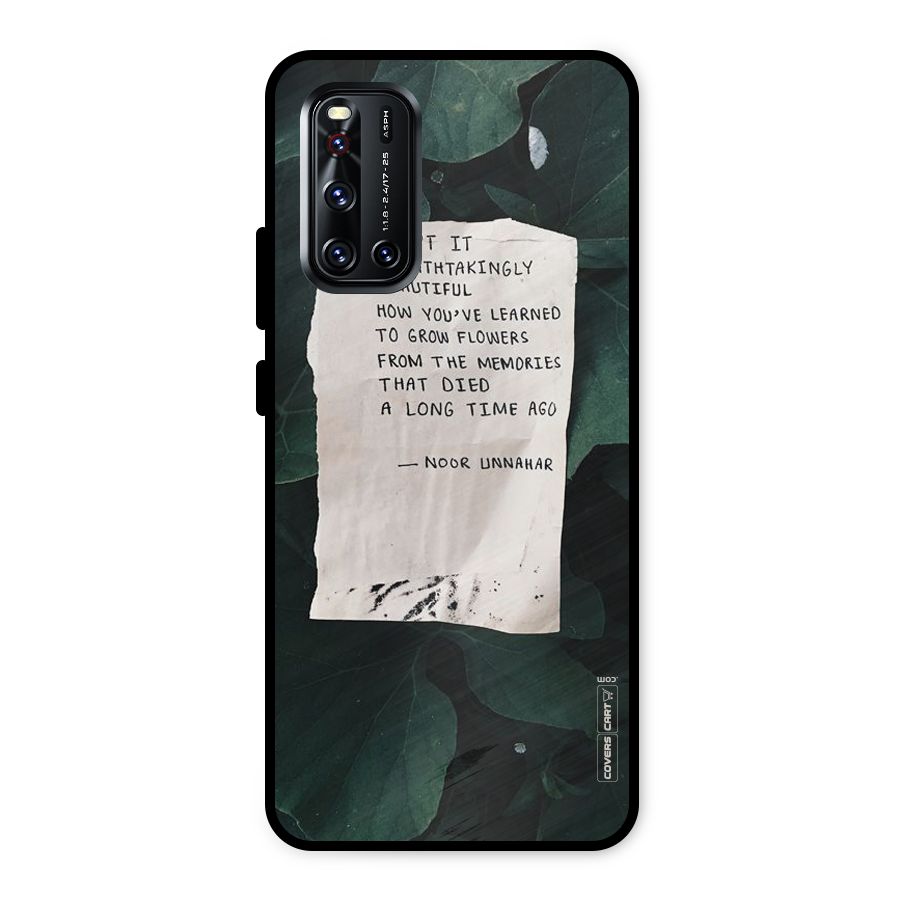 Memories Metal Back Case for Vivo V19