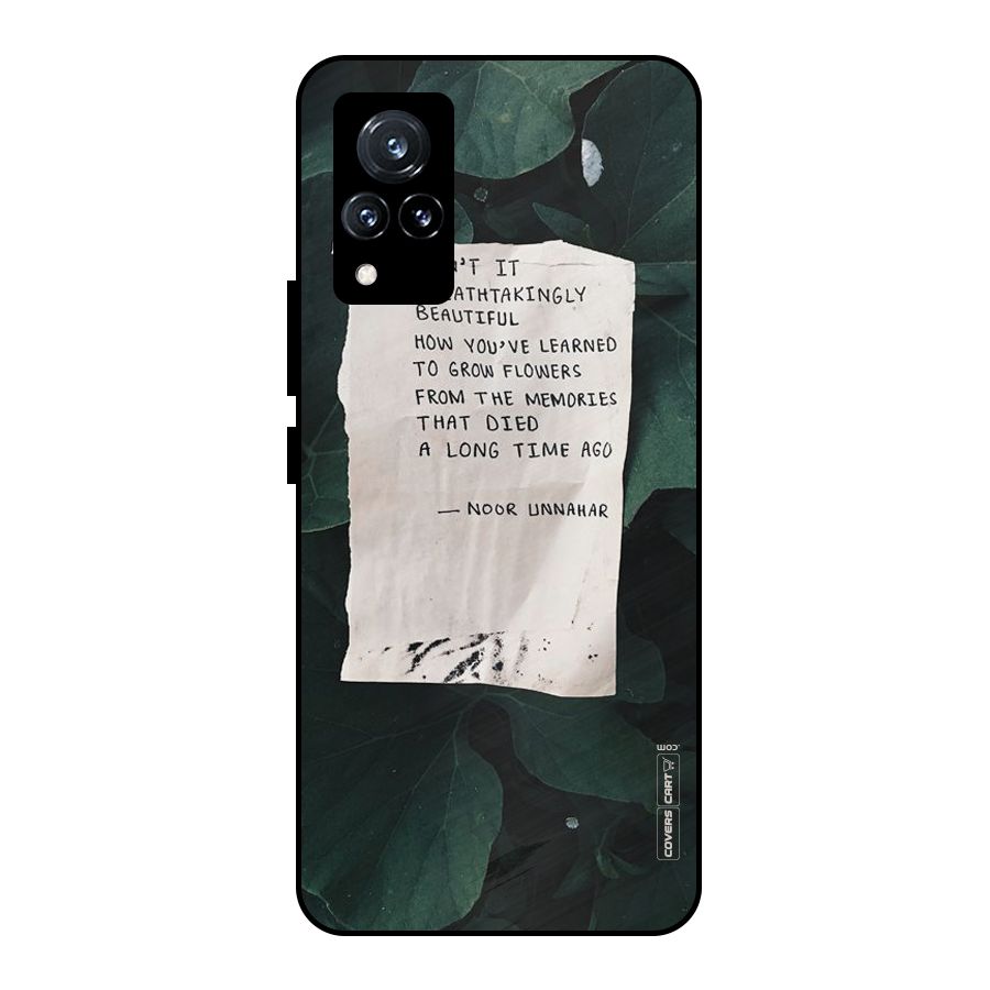 Memories Metal Back Case for Vivo V21 5G