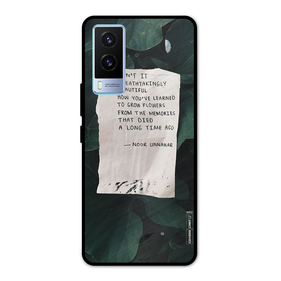 Memories Metal Back Case for Vivo V21e 5G