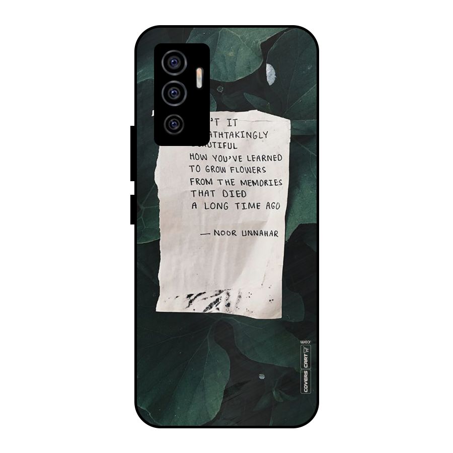 Memories Metal Back Case for Vivo V23e