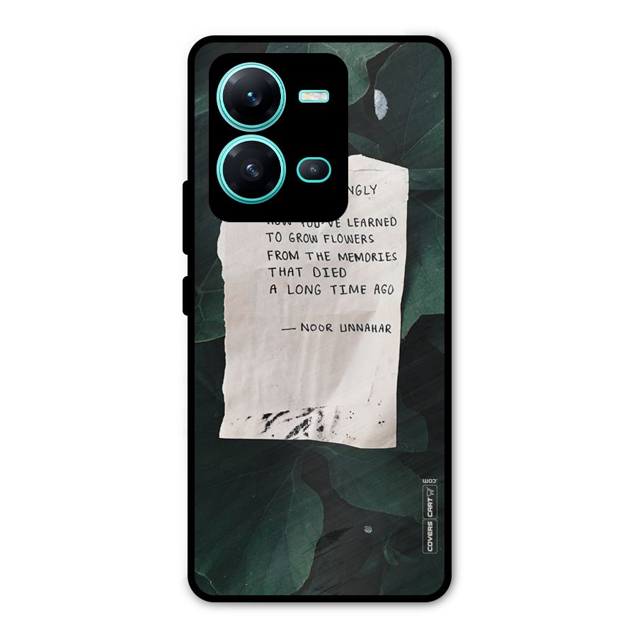 Memories Metal Back Case for Vivo V25